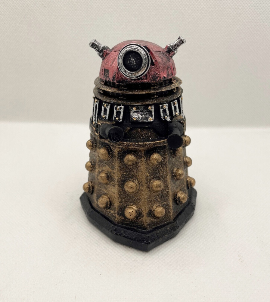 Aquarium Fish Tank Ornament Decoration Dalek Red Top Alien Invader, Doctor Who